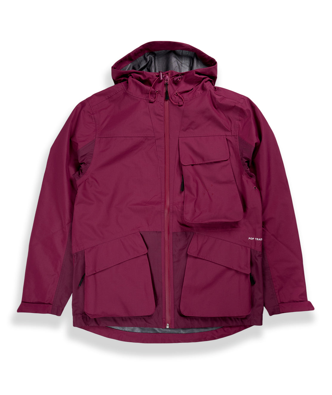 Pop Trading Company Big Pocket Jacket - Raspberry