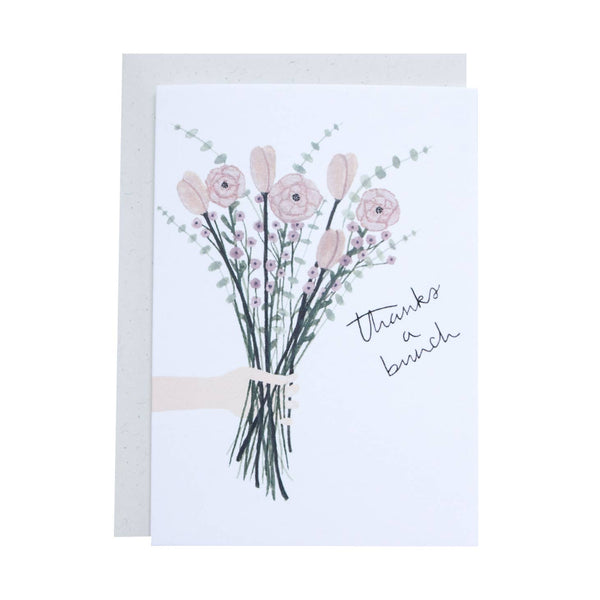 The Hidden Pearl Studio Thanks A Bunch Greeting Card