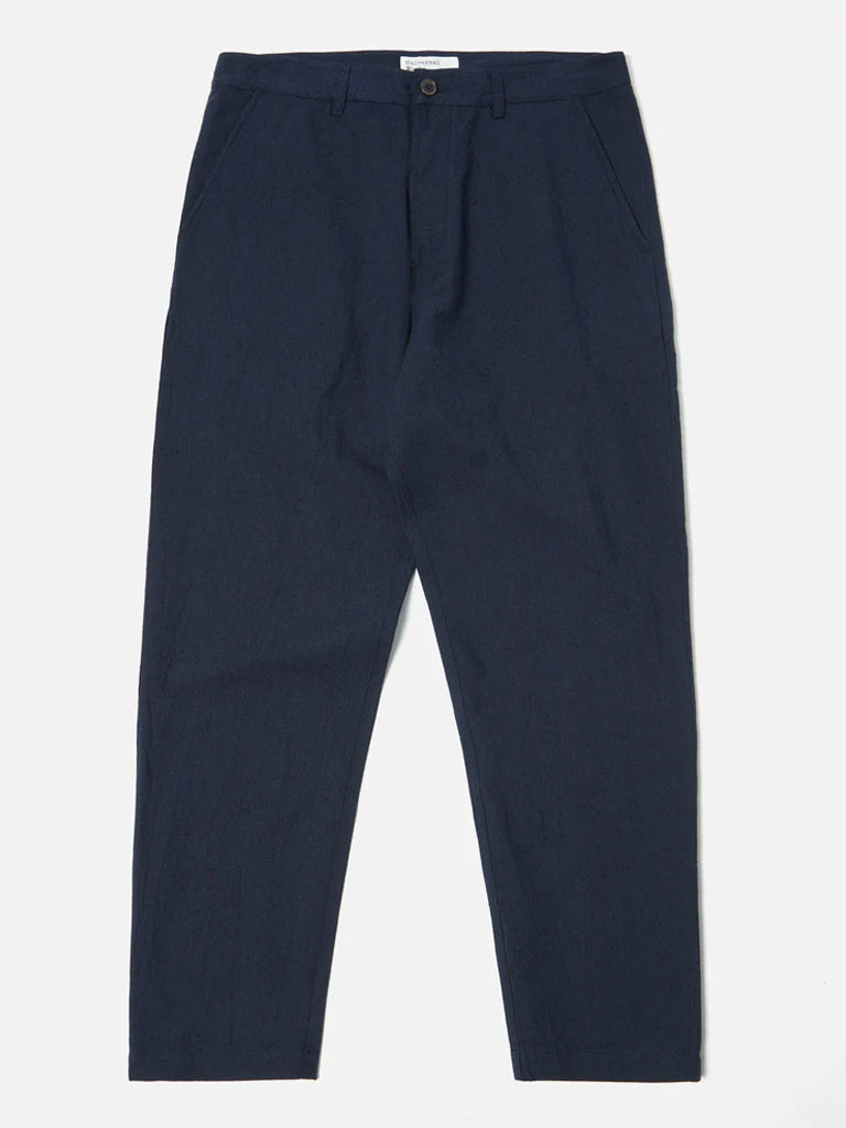 Military Chino in Navy Lord Cotton & Linen