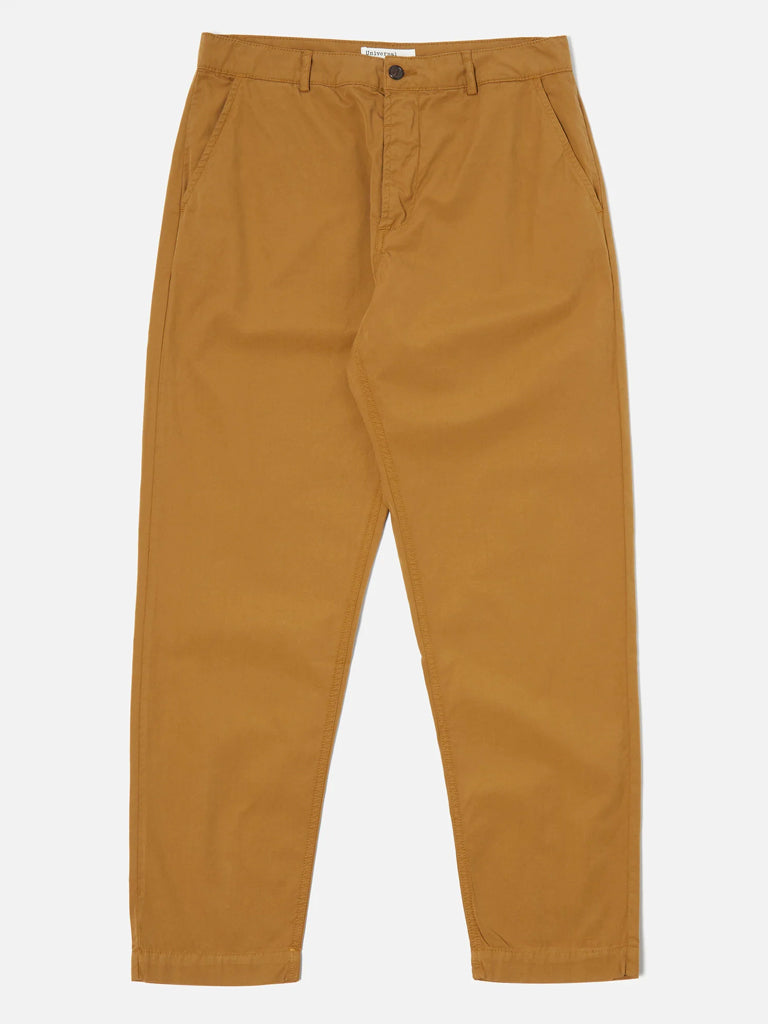 Universal Works Military Chino in Cumin Summer Canvas