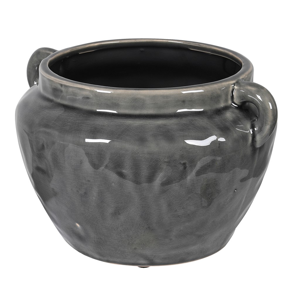 Just So Interiors Grey Ceramic Pot