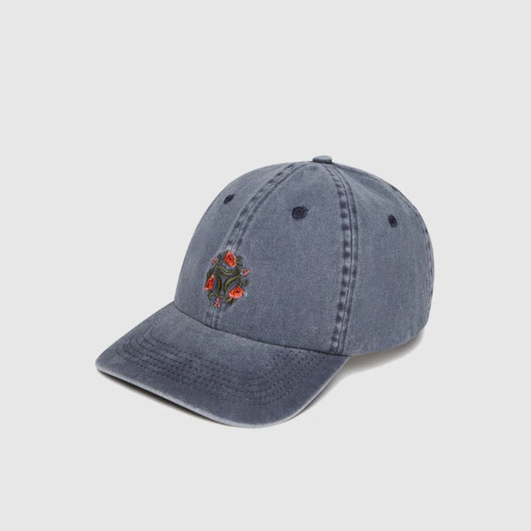 Dad Cap Floral Rinse Blue