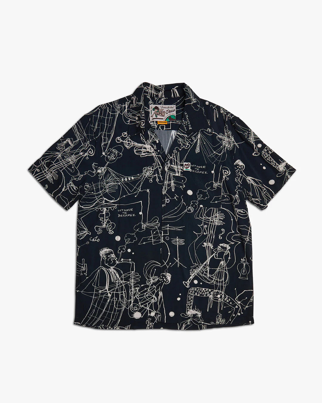 Ex Machina R.g Cato Short Sleeve Shirt - Black