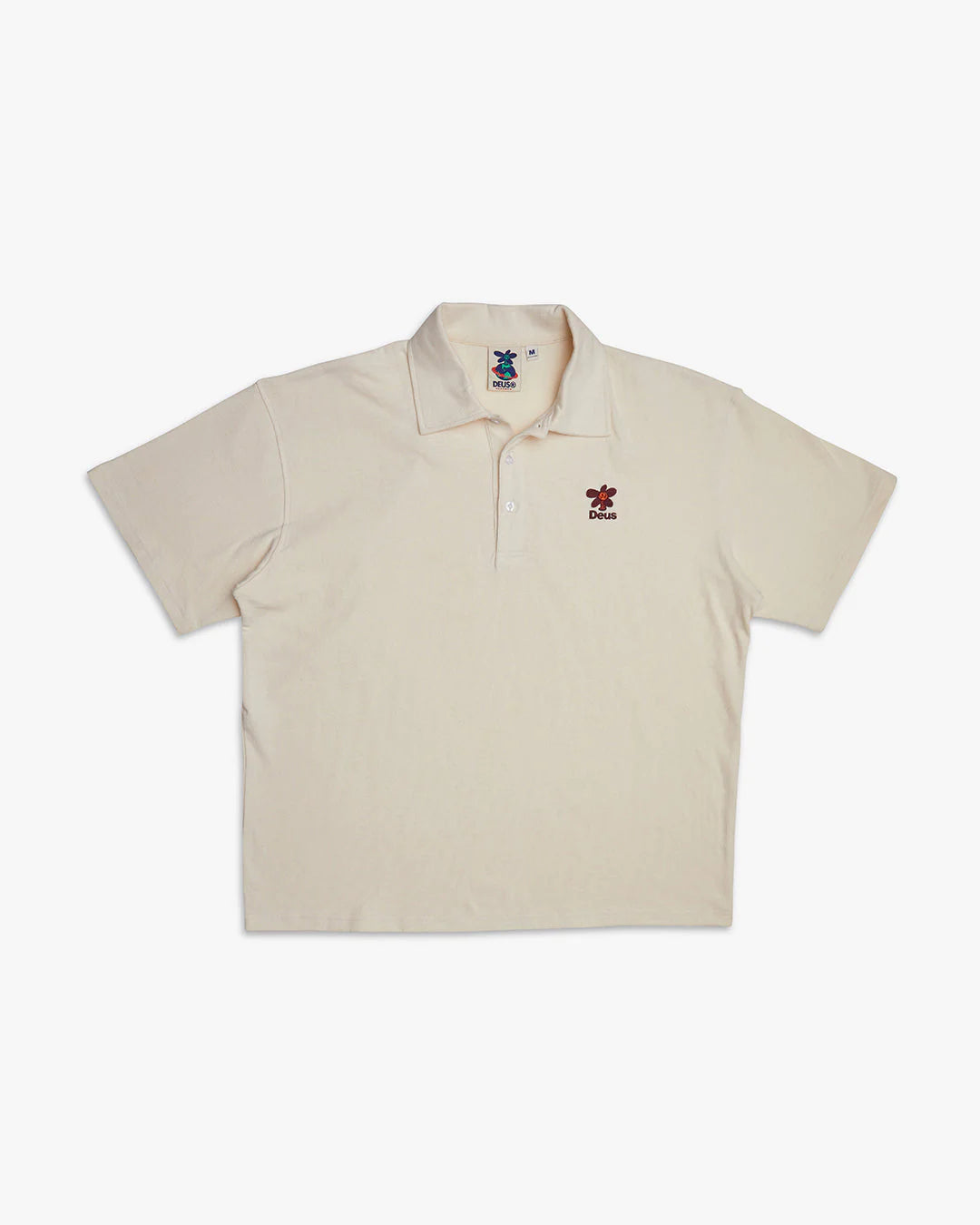 Ex Machina Stokes Records Polo - Dirty White