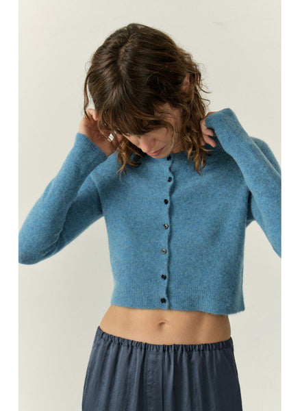 Razpark Cardigan - Multimelange Cornflower