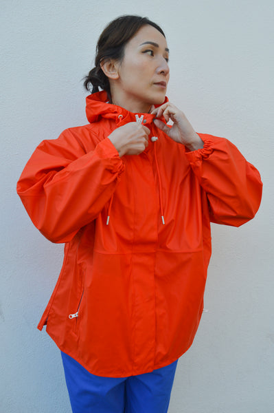 Froallo Orange Rain Jacket