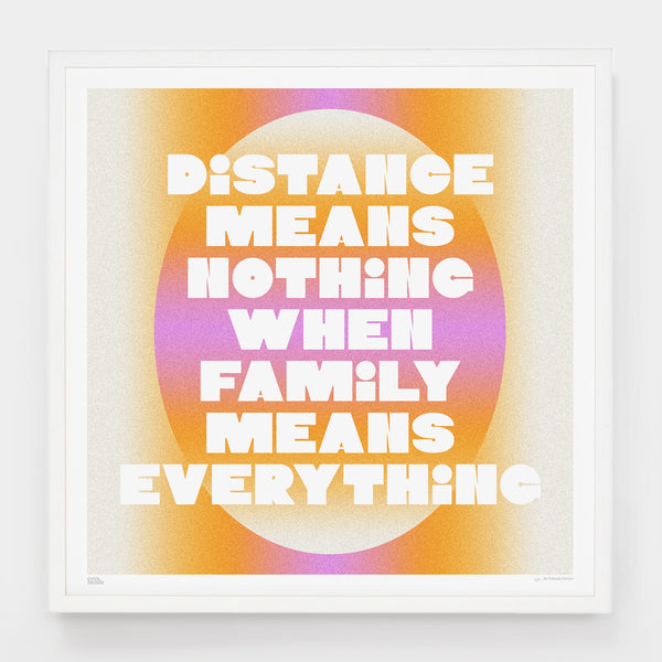 Small Distance Means Nothing Print