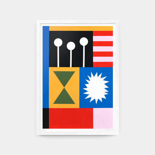 Otto Iram A3 Flag #03 Print