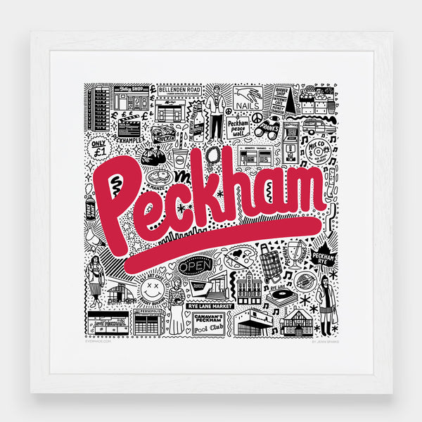 Small Peckham Hometown Print