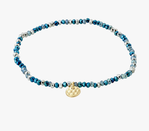 Indie Blue Bracelet Gold-plated 261922212