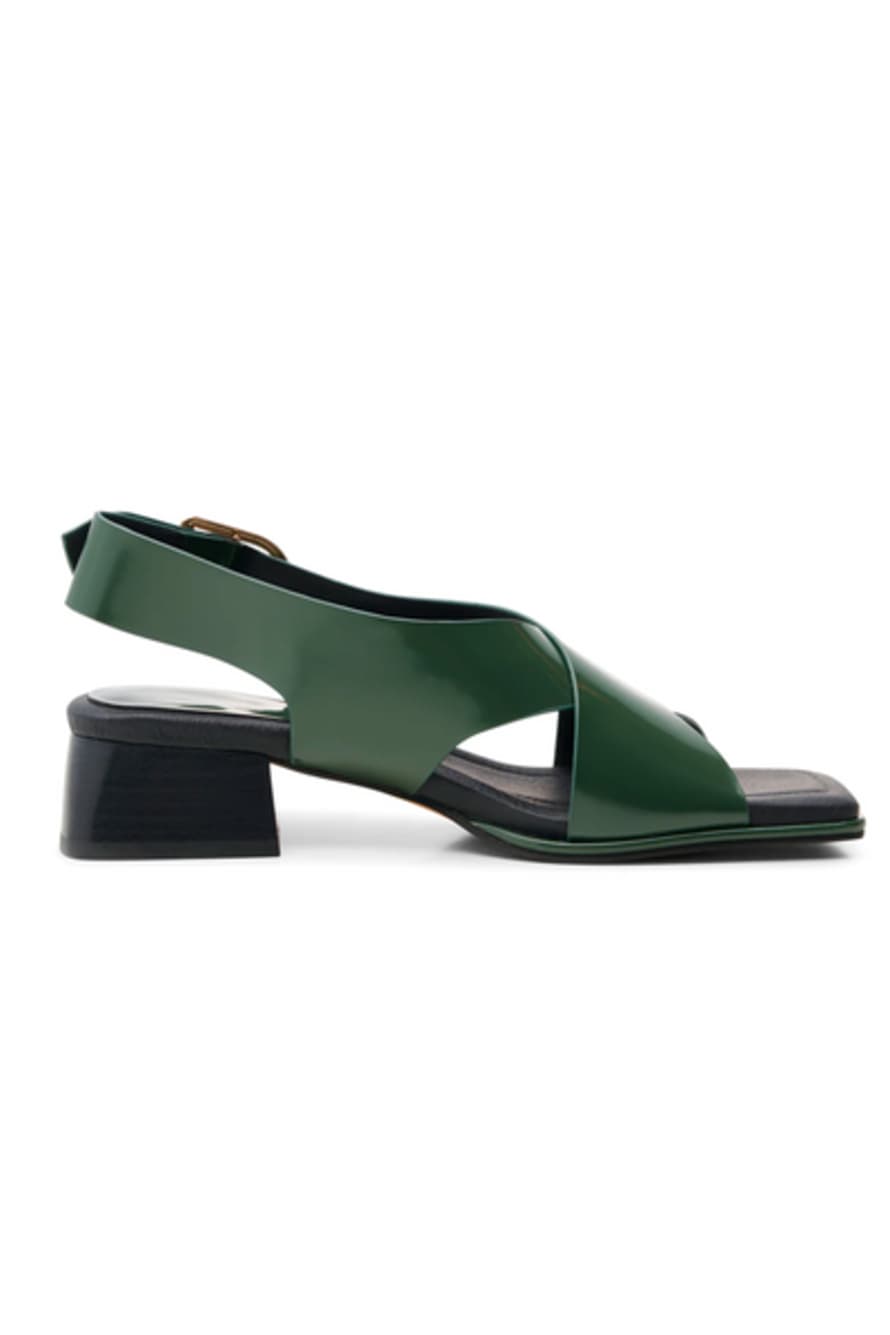 - Colette Sandle Leather - Algae