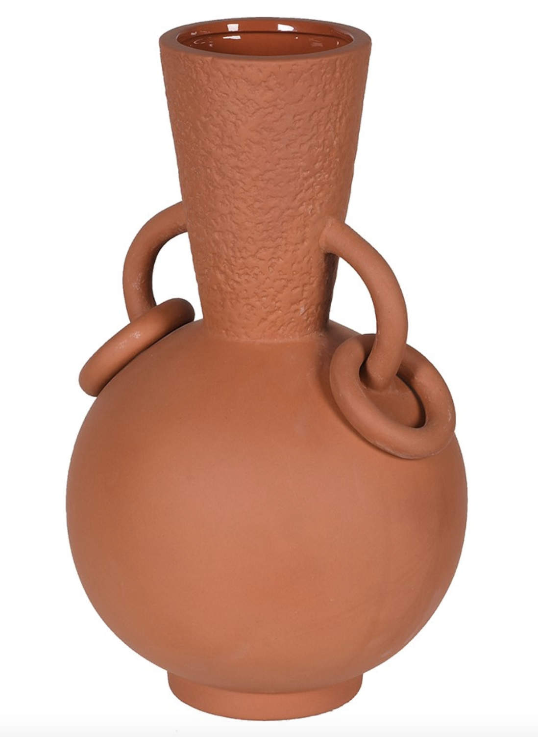 THE BROWNHOUSE INTERIORS Terracotta vase with handle