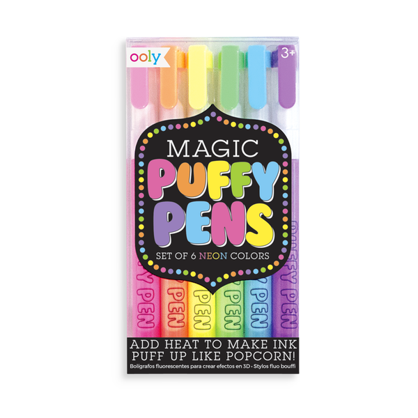Ooly - Magic Neon Puffy Pens