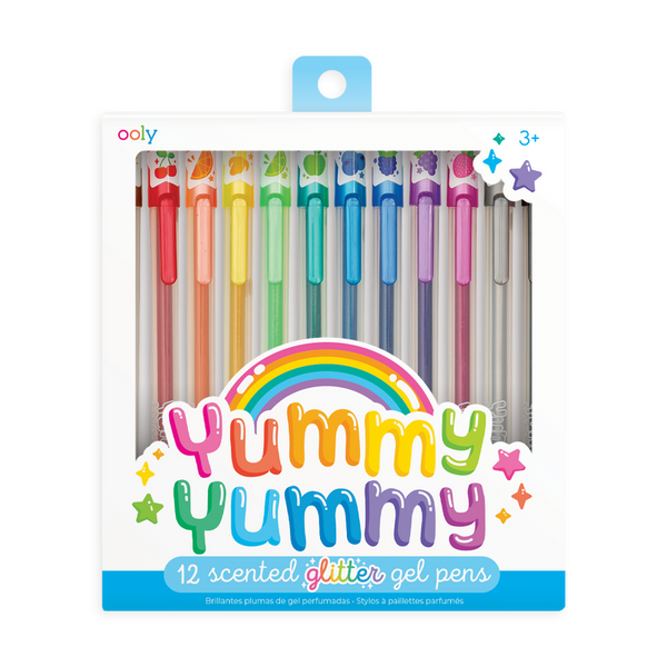 Ooly - Yummy Yummy Scented Glitter Gel Pens 2.0 - Set Of 12