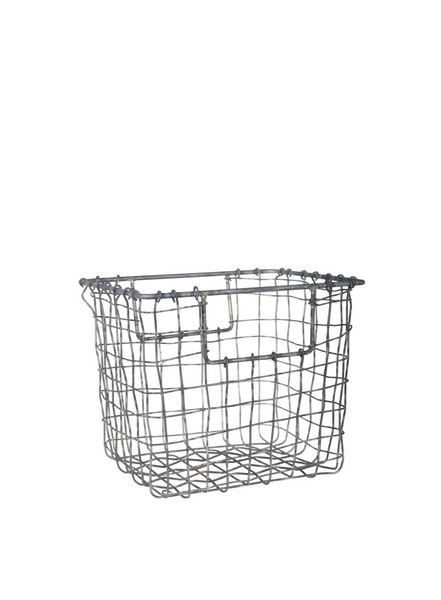Ib Laursen Basket Wire Open Handle Small Square