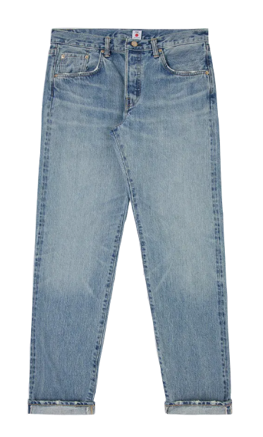 'Made in Japan' Regular Tapered Red Selvage Kurabo Jeans (Blue Light Used)