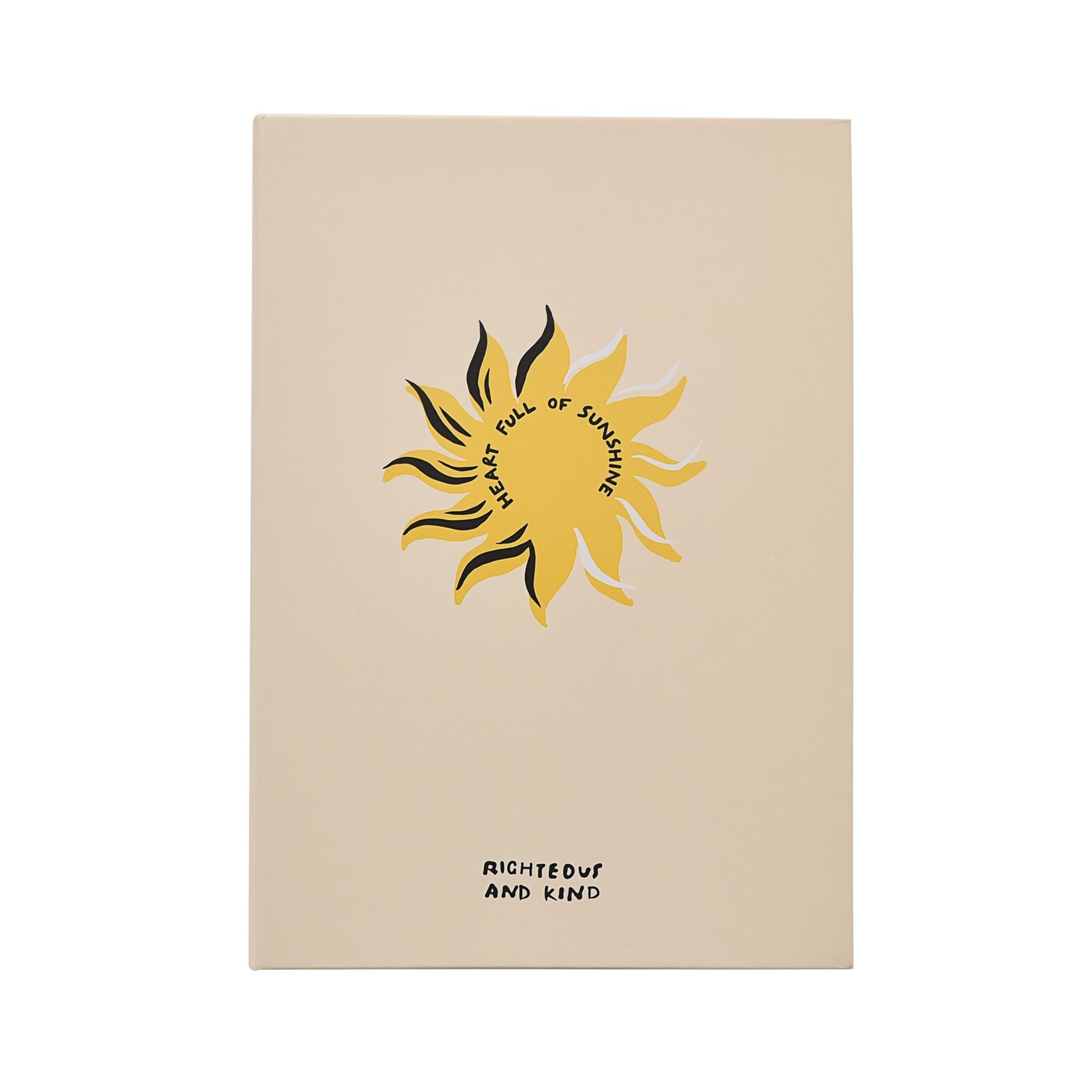 &Quirky Righteous & Kind Sun Design A5 Notebook