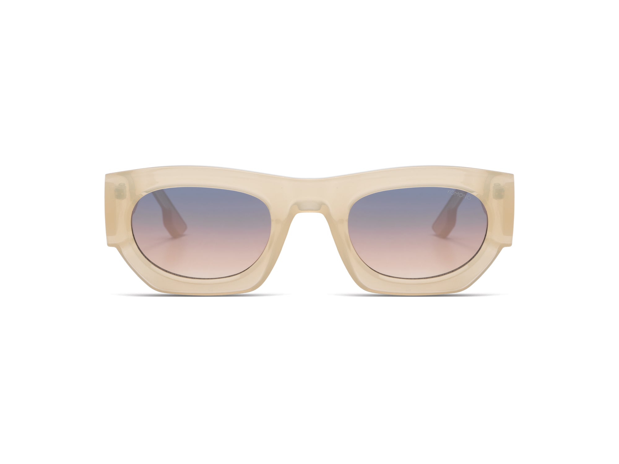 Blue Brown Gradient Alpha Daffodil Sunglasses