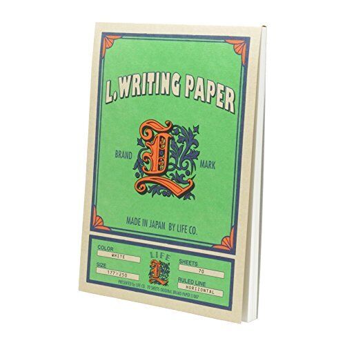 L Brand Writing Paper B5 Lined White