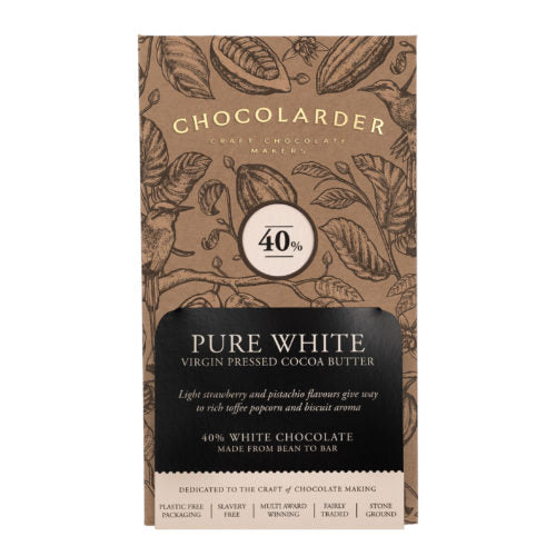 Pure White 40% Chocolate Bar