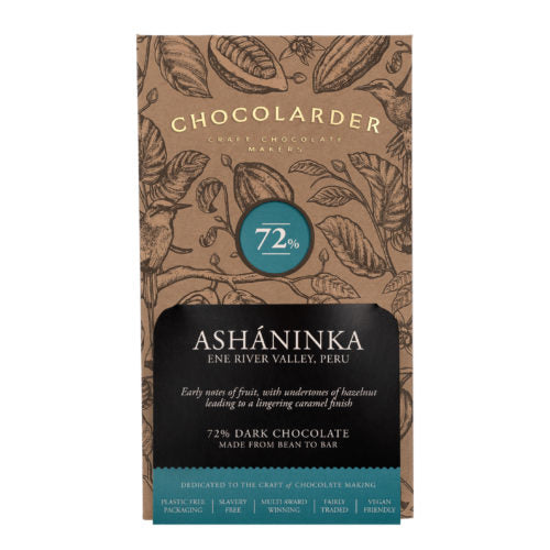 Asháninka 72% Dark Chocolate Bar