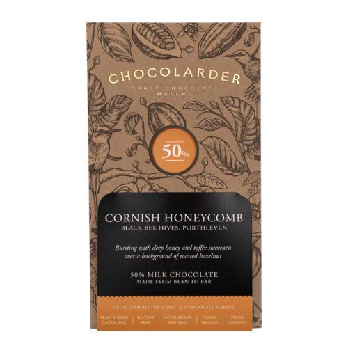 Cornish Honeycomb 50% Milk Chocolate Bar