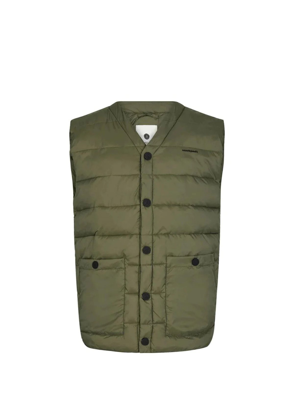 Rasmus Padded Vest In Forest Night