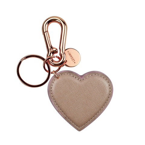 Legami Key Ring - Heart - Pink