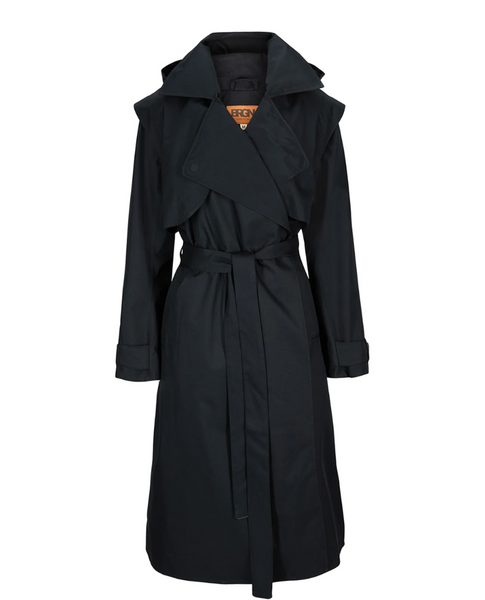 Regndrape Black Trench Coat