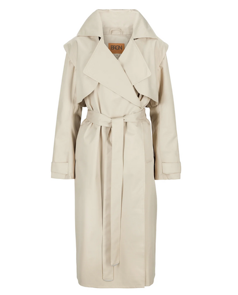 Regndrape Sand Trench Coat