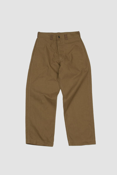 Firemans Trouser Dense Cotton Drill Khaki