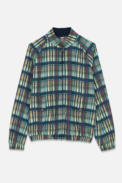 G9 Harrington Jacket - Yellow Madras