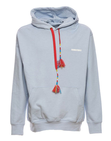 Hoodie For Man Symbol Light Blue