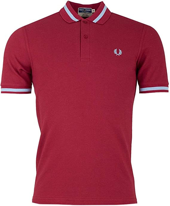 Fred Perry Fred Perry Reissues Original Single Tipped Polo Oxblood 924