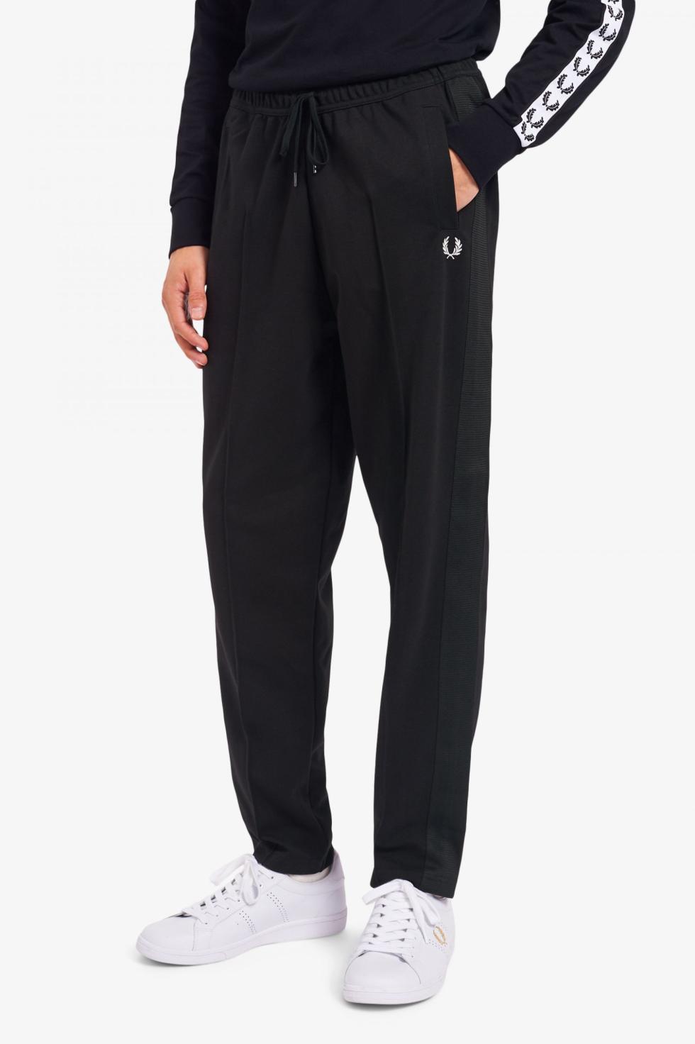 Fred Perry Trousers Australia Discount - Mens Reissues Peg Leg Black