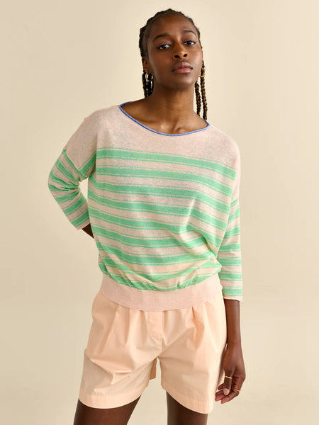 Neep Sweater - Green Stripe