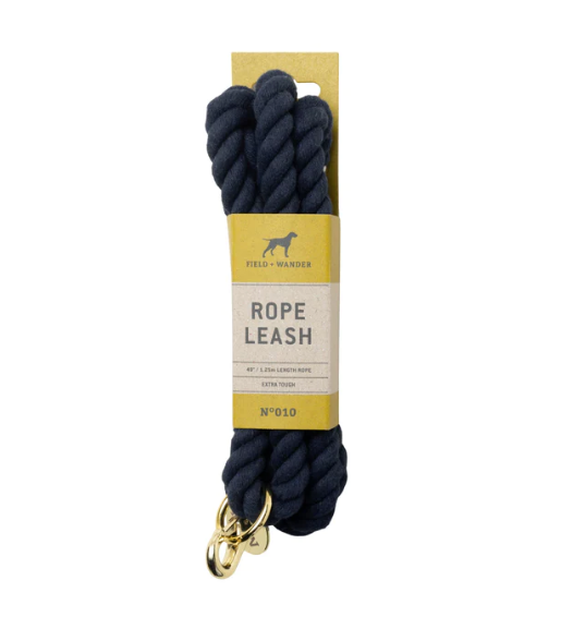 Navy Rope Leash
