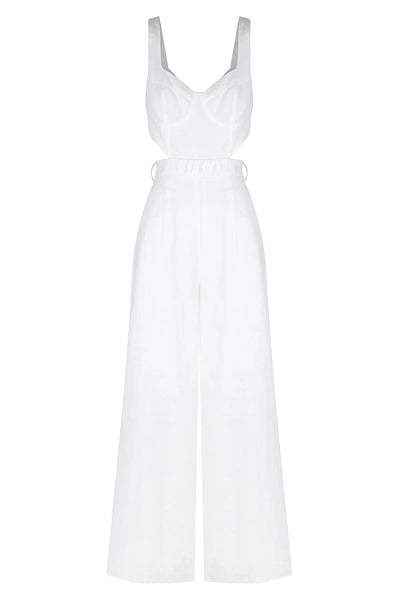 The Antea Jumpsuit - White