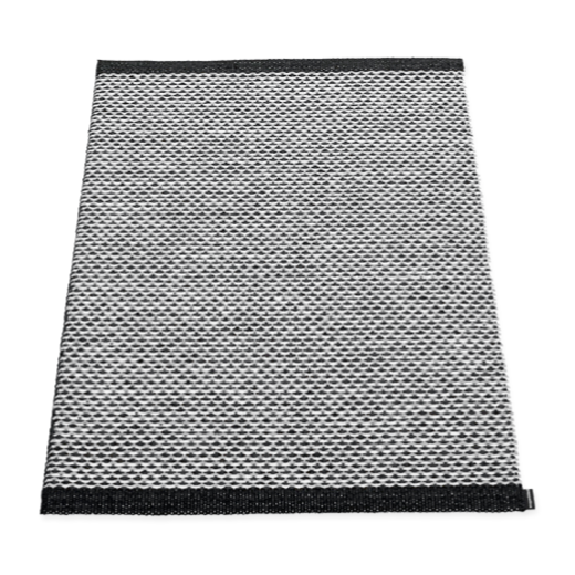 Pappelina Effi Rug Mat Black 60 x 85cm