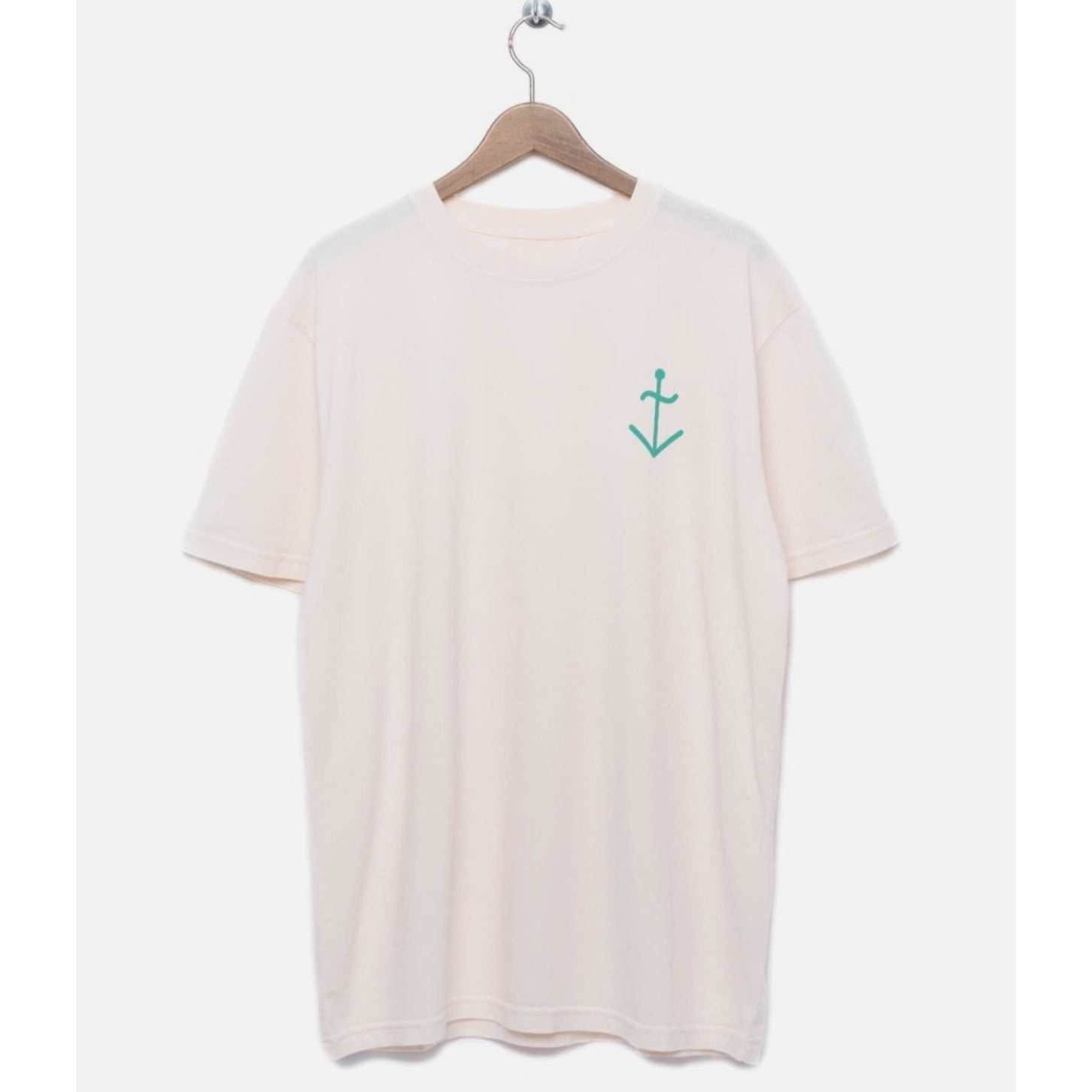 Dantas Logo T-shirt - Ecru Gumdrop Green