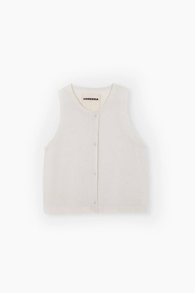 Viscose Waistcoat Marshmallow