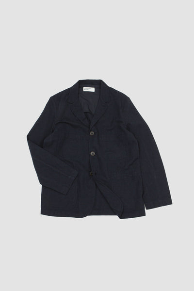 Five Pocket Jacket Cotton/linen Navy