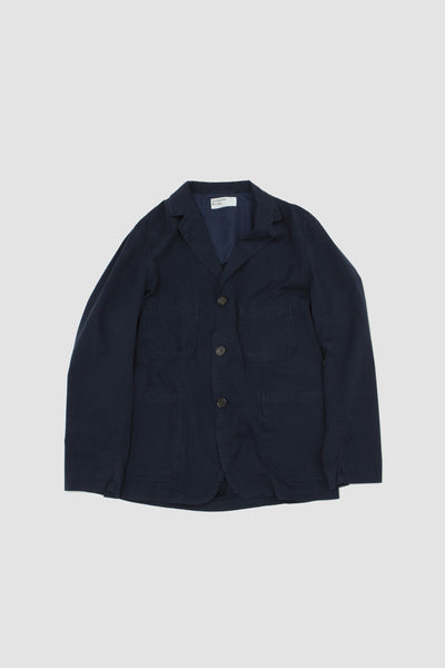 Five Pocket Jacket Summer Canvas Navy