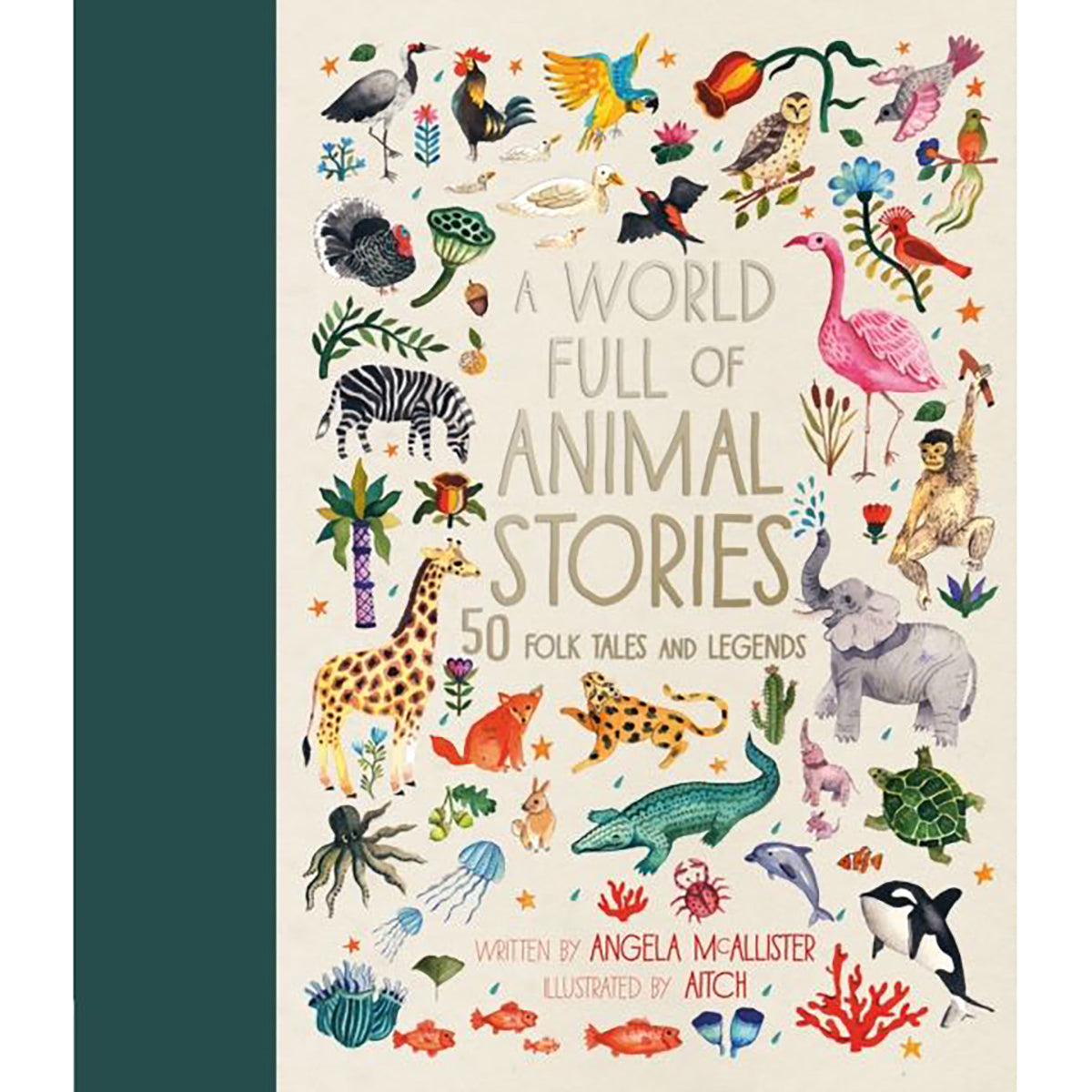 Aurum Press Quarto World Full of Animal Stories Book by Angela McAllister