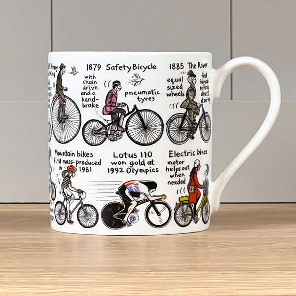 History Of Cycling 350ml Mug