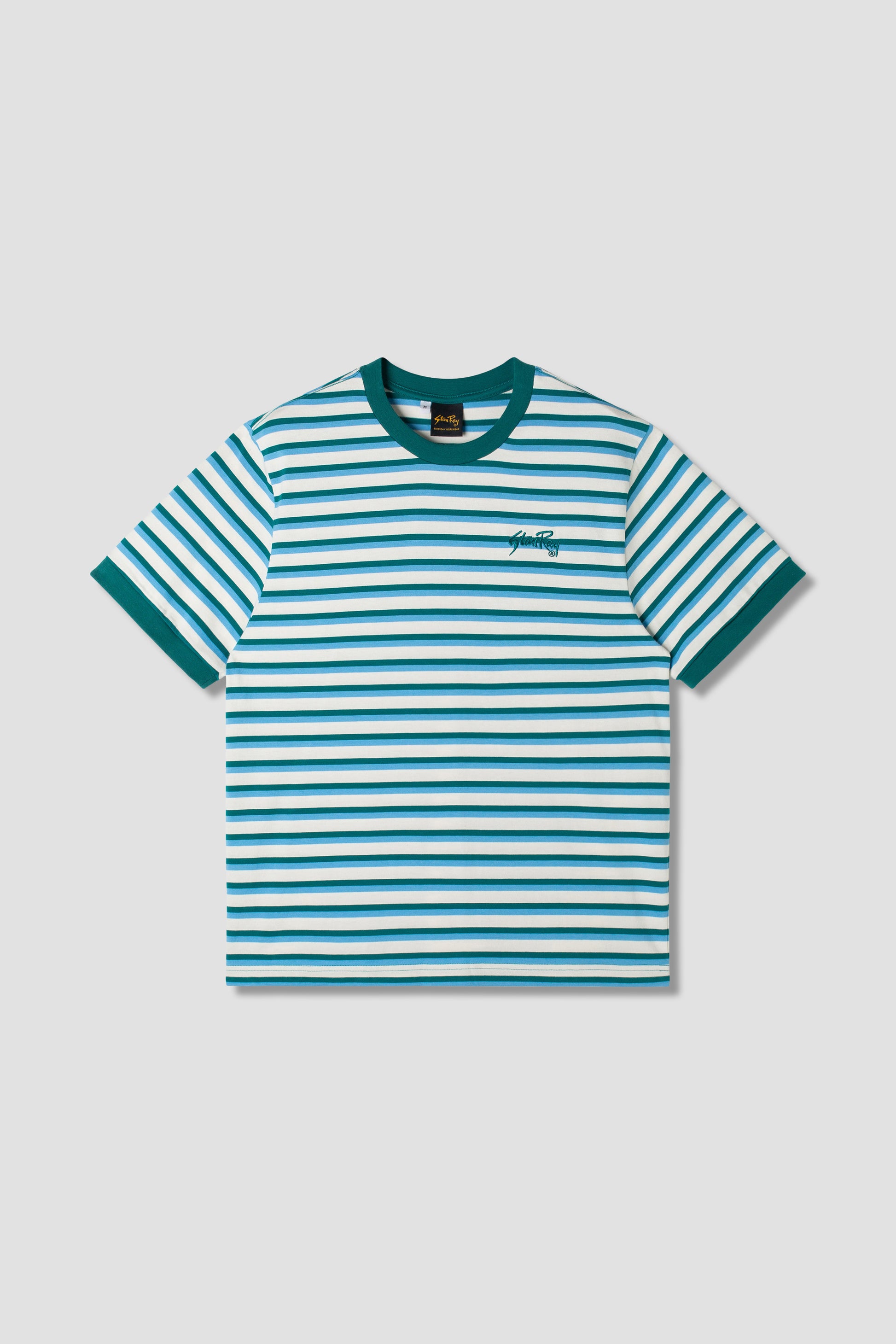 Ringer T-Shirt - Agave Stripe