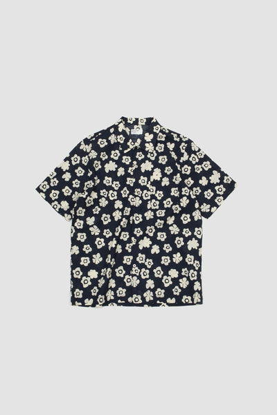 Road Shirt Indigo Flower