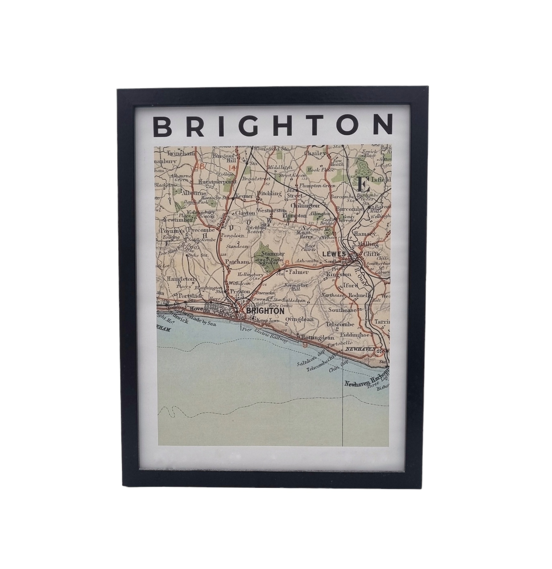 Posh Totty Designs Brighton Map print