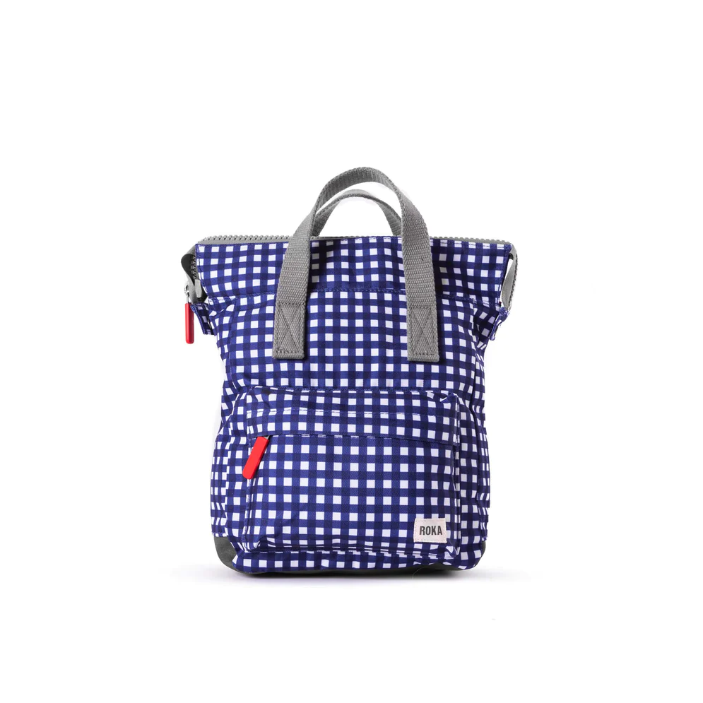 ROKA  Bantry B Bag Small Sustainable Edition - Canvas Gingham 