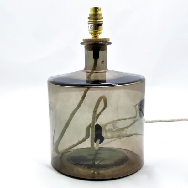 Jarapa Recycled Smoke Glass Lamp